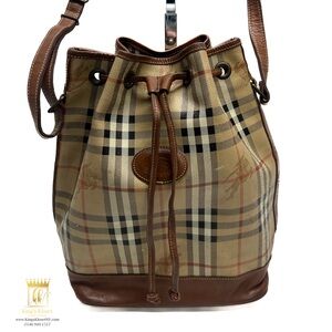 Burberry vintage bucket bag